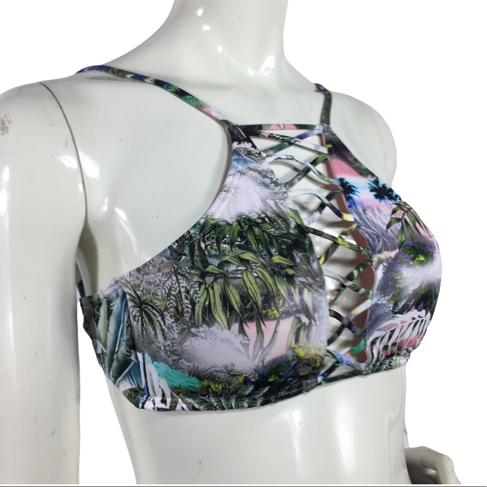 The Bikini Lab Halter Bikini Top Size M